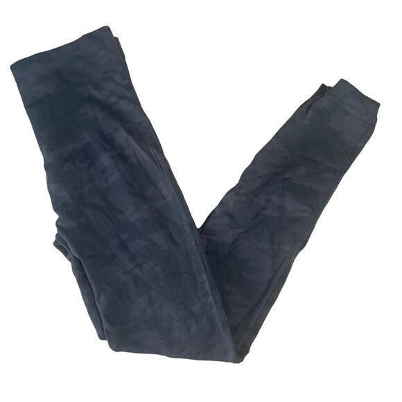 SHANKara Women's Camouflage Print Leggings Size S/P Black Workout Athleisure - Picture 1 of 2